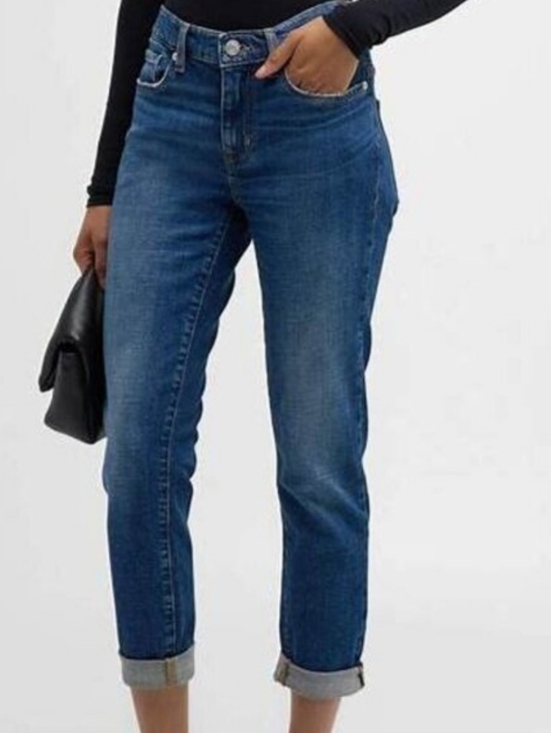 Frame Denim Denim - The FRAME Le Garçon in "Othello" is classic mid-rise boyfriend jean Size 27